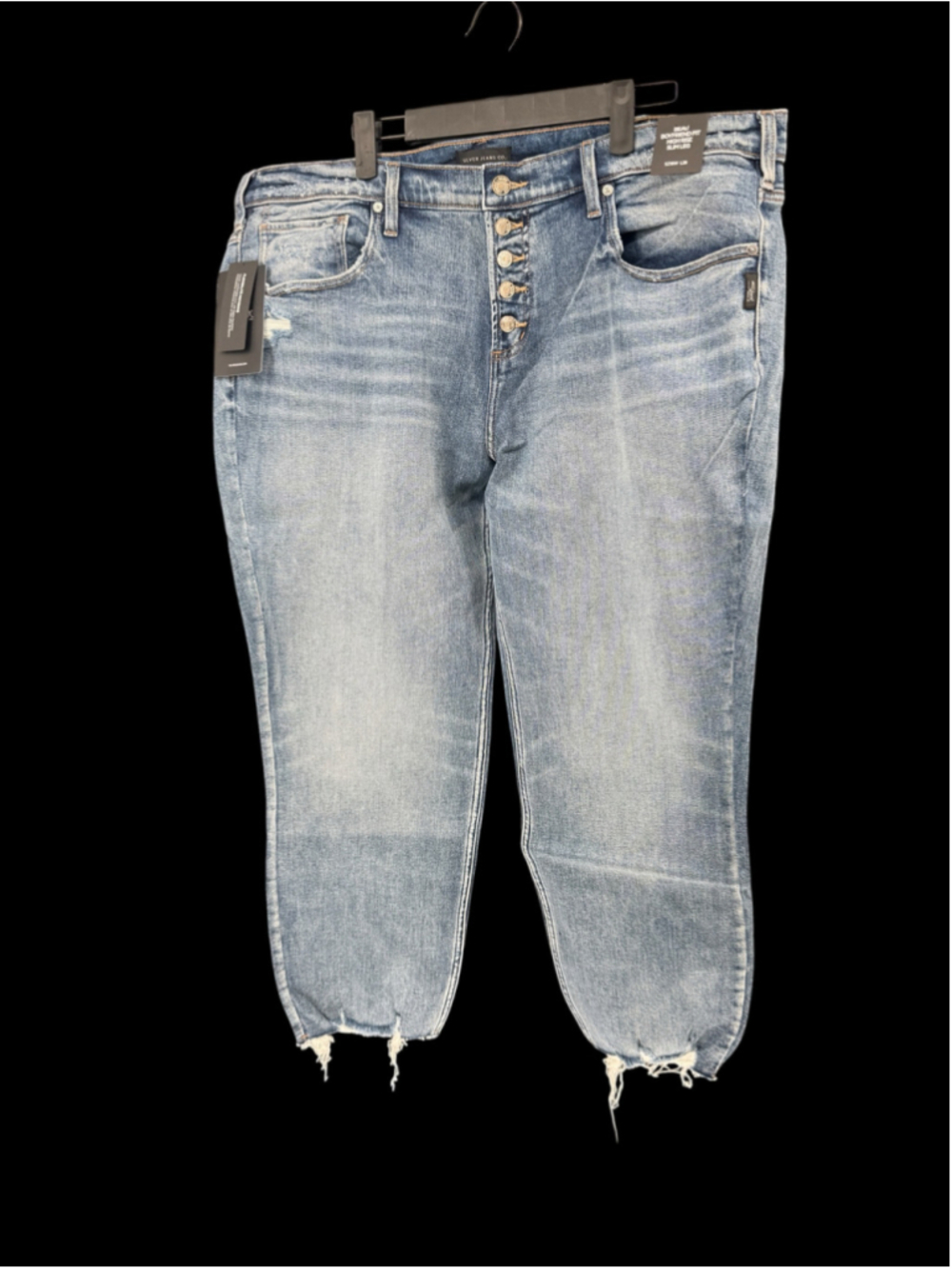 Women's Silver Jeans Co. Beau Boyfriend Jeans Blue Size 18W